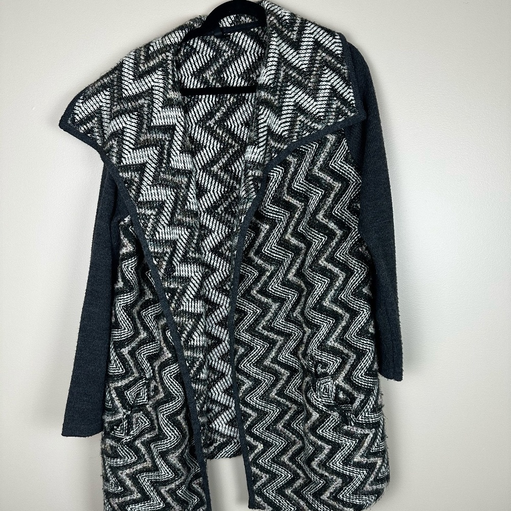 Vintage "VIP" Chunky two closure front sweater Size XL